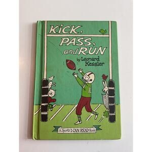 Kick Pass & Run Leonard Kessler Hardback 1st Edition 1966 Harper Row